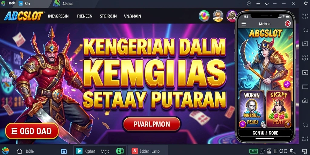 Tampilan menegangkan dari gameplay ABCSLOT yang menguji adrenalin.