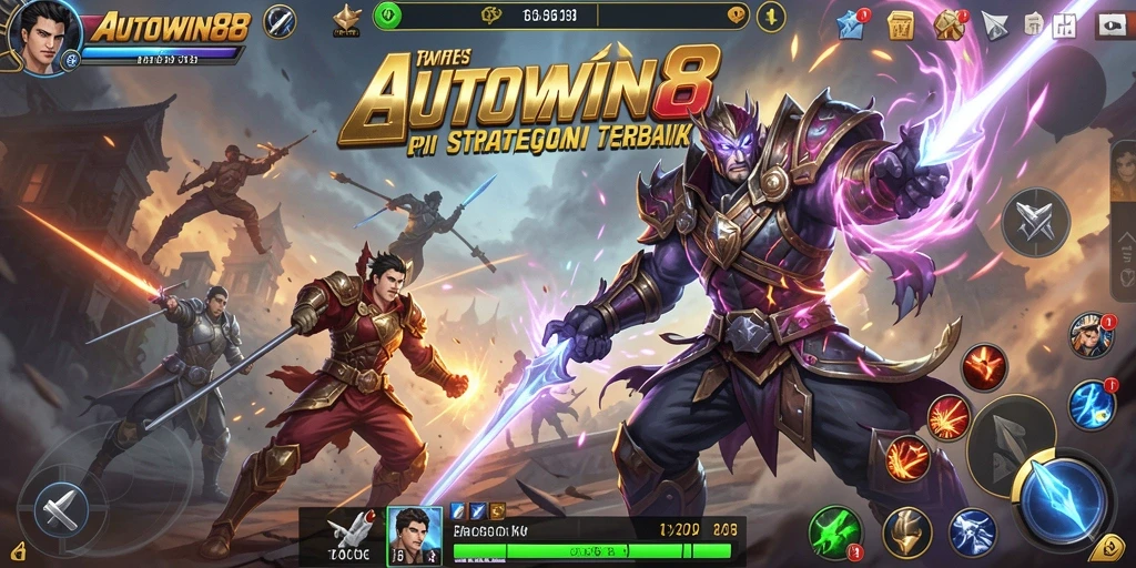 Screenshot gameplay AUTOWIN88 menampilkan aksi pertarungan yang intens.
