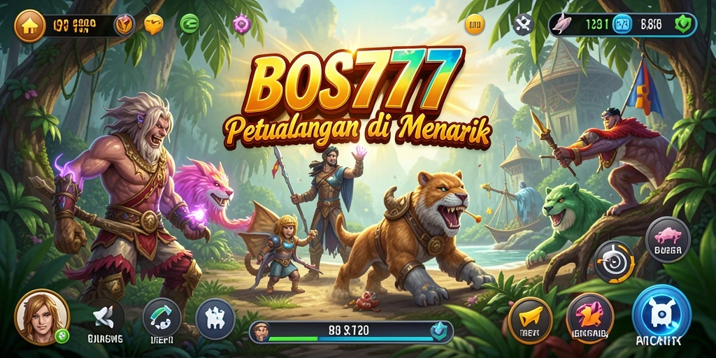 Gameplay seru dalam dunia petualangan BOS777.