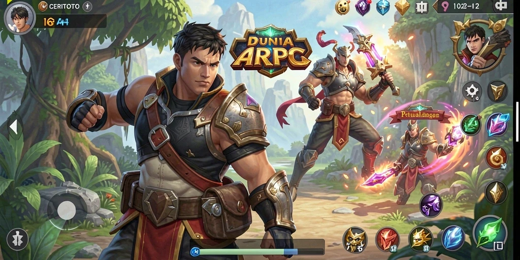 Tampilan gameplay yang mendebarkan dari CERITOTO.