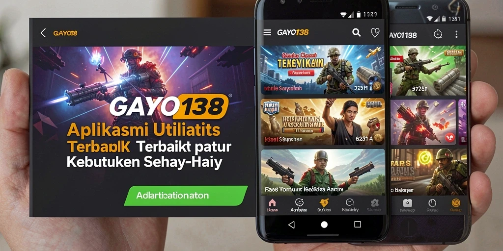 Tampilan antarmuka GAYO138 yang ramah pengguna.