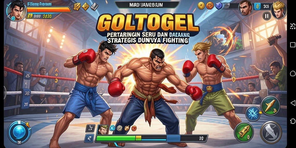 Screenshot GOLTOGEL menampilkan aksi pertarungan yang intens dan penuh strategi.