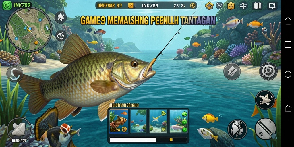 Tangkap ikan besar dengan teknik memancing yang tepat di INK789.