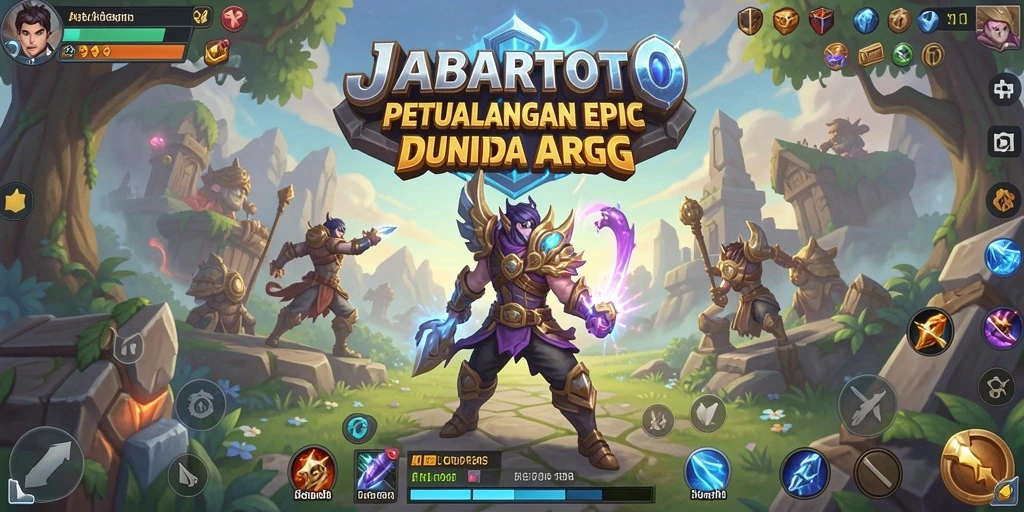 Screenshot gameplay JABARTOTO yang menunjukkan aksi seru dalam petualangan ARPG.