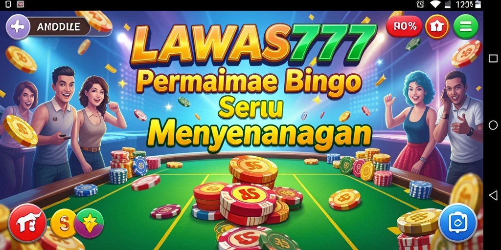 Tampilan gameplay seru dalam aplikasi Bingo LAWAS777.