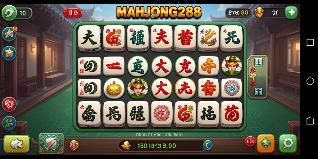 Tampilan gameplay menarik di MAHJONG288 dengan warna-warni cerah.