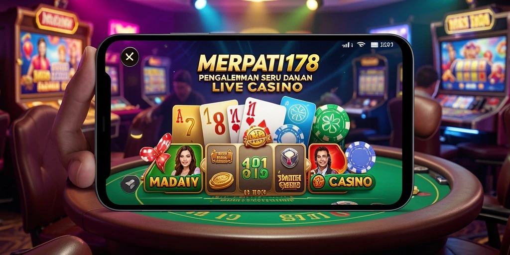 Tampilan gameplay seru Live Casino di MERPATI178.