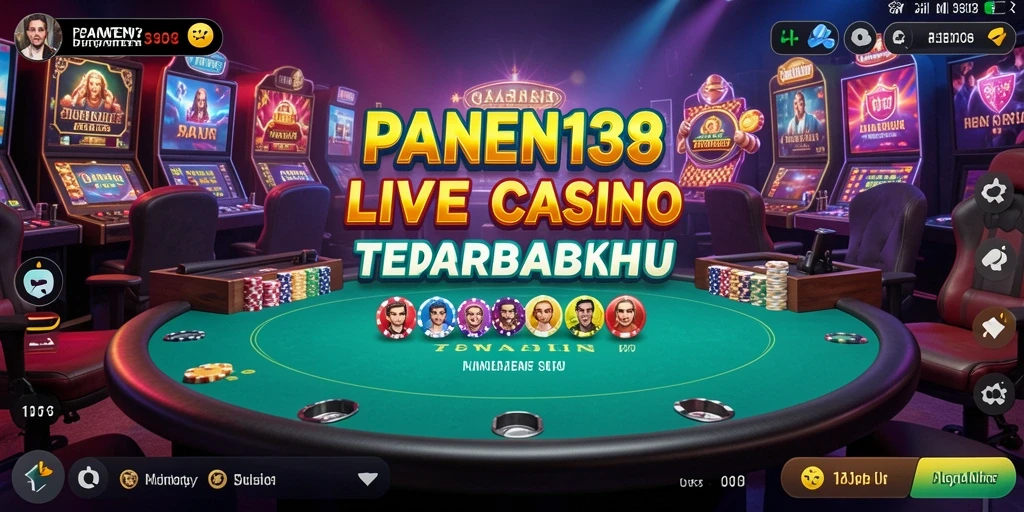 Tampilan menarik dari gameplay Live Casino di PANEN138.