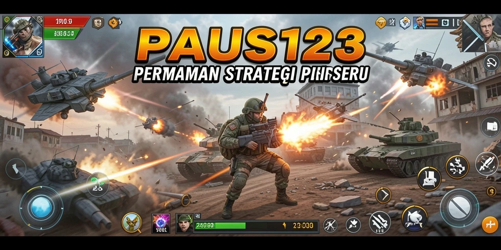 Tampilan gameplay seru di PAUS123 dengan pertempuran strategi yang mendebarkan.