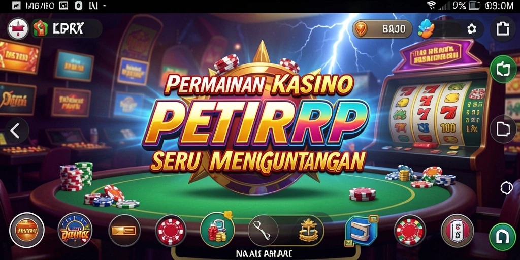 Tampilan gameplay seru dari PETIRRP dalam permainan Kasino.
