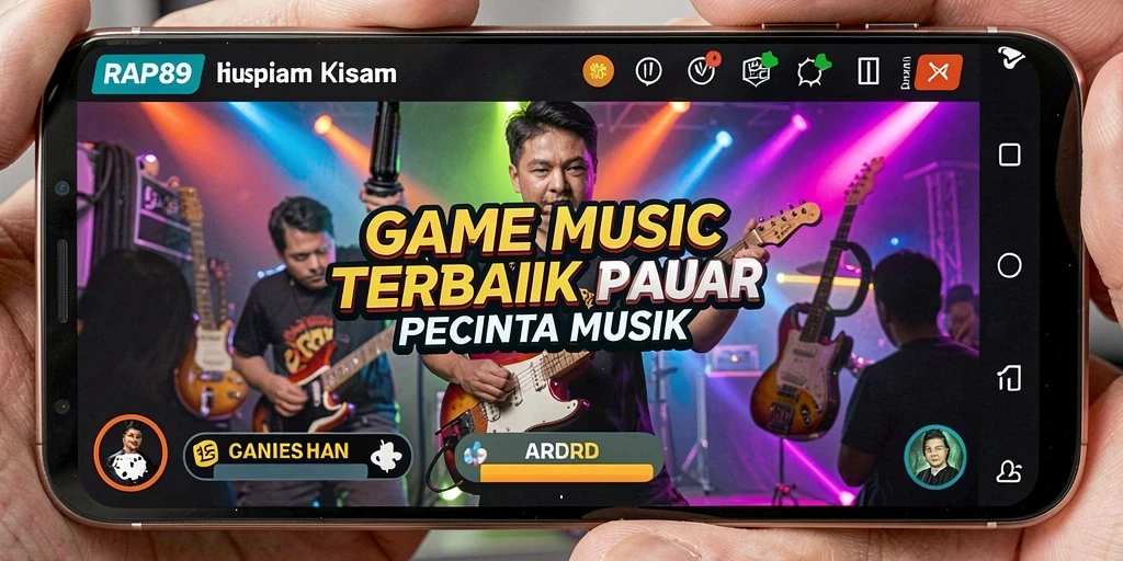 Gameplay menarik RAP89 dengan berbagai lagu dan tantangan musik.