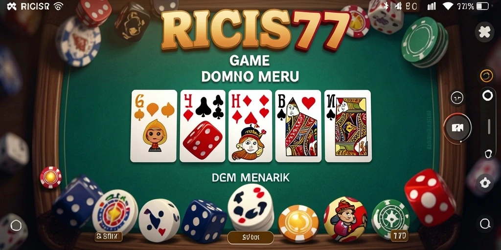 Tampilan gameplay seru di RICIS77, nikmati setiap detik permainan.