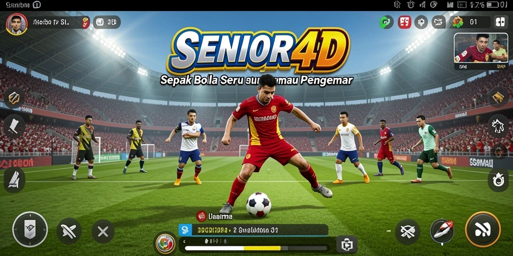 Tampilan gameplay SENIOR4D yang dinamis dan menarik.