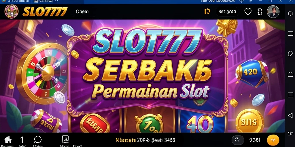 Tampilan gameplay SLOT777 yang seru dan interaktif.