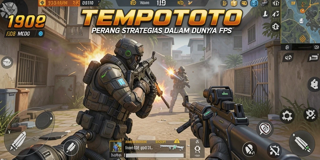 Tampilan gameplay seru dan intens di TEMPOTOTO yang memikat.