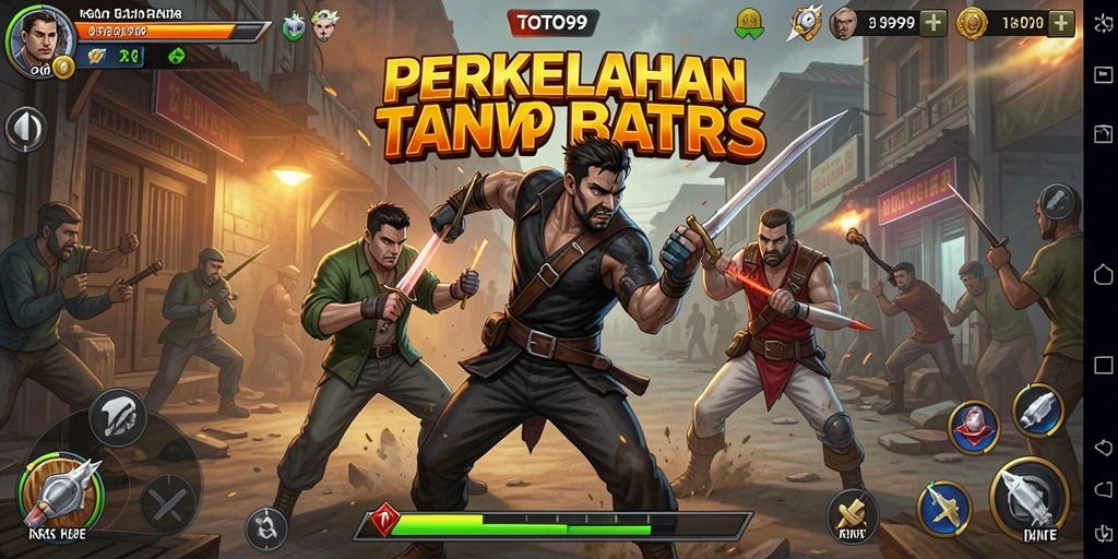 Tampilan gameplay seru penuh aksi dalam TOTO99.